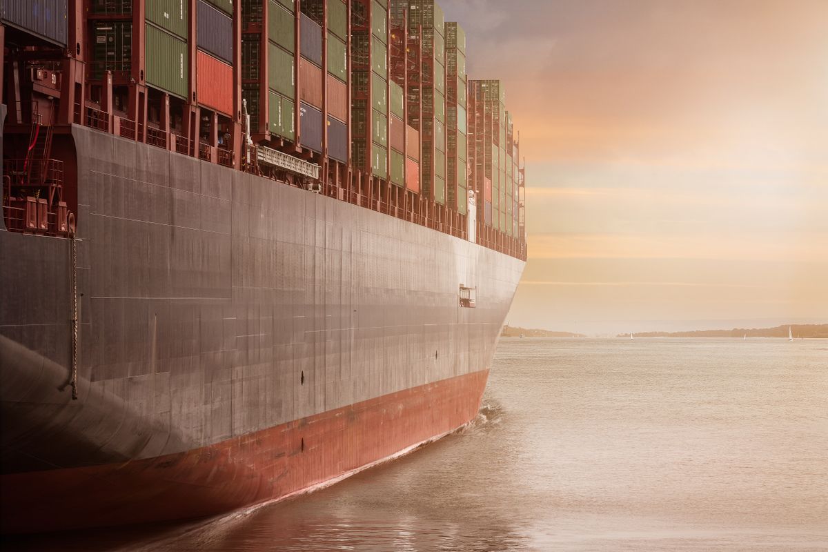 Shipped by boat
